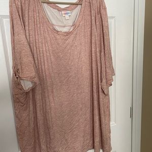 LulaRoe 3xl Boyfriend t-shirt - Pink